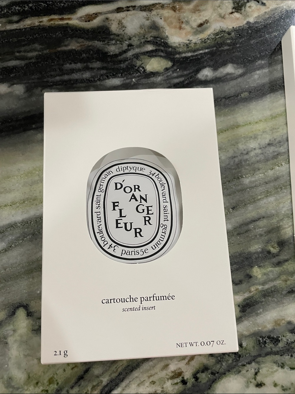 diptyque White Cartouche Parfumée Dorange Fleur Insert